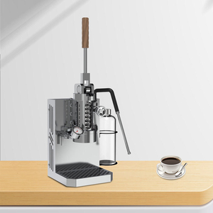 Machine à expresso à levier à ressort intégré à extraction rapide, chaudière à eau 1L, cafetière manuelle à pression, machine à café BH-2 Wall- - Product Image 2