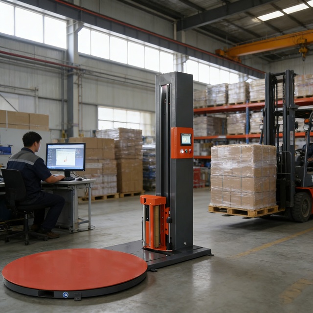 Industrial-Grade Pallet Wrapping Machine