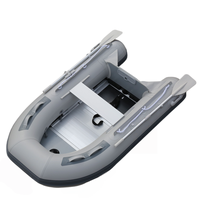 Bateau de pêche gonflable en caoutchouc W230 pour moteur hors-bord