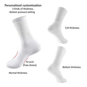 Vớ thể thao cotton thoáng khí in logo tùy chỉnh, nam nữ đều dùng, thấm hút mồ hôi, kiểu vớ cổ thấp, dành cho bóng rổ và các môn thể thao khác - mùa thu - Product Image 2