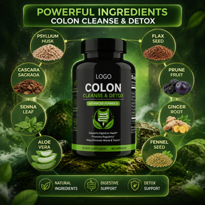 Nettoyant naturel pour le côlon à base de plantes, capsules probiotiques pour la santé, soutien immunitaire pour adultes, non destiné aux enfants ou aux femmes enceintes - Product Image 3
