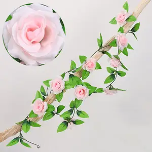 Guirnalda de flores artificiales para decoración del hogar, enredadera Artificial colgante, para fiesta, gran oferta, 2022