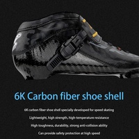 Patins à roulettes de course personnalisés de haute qualité SK5, coque en fibre de carbone professionnelle, châssis en aluminium, roulements en céramique
