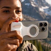Pegangan Kamera Smartphone Ringan Bermagnet dengan Remote untuk Pemotretan Vlog dan Selfie