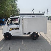Mini fourgon électrique fermé 72 V, 2000 W, charge utile de 800 kg, 2 places, vitesse maximale de 45 km/h, pick-up