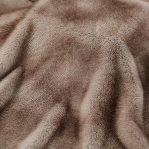 Jtfur fabbrica vendite dirette lunga pelliccia stampa alta qualità pelosa tessuto in pelliccia per indumenti coperta tappeto - Product Image 4