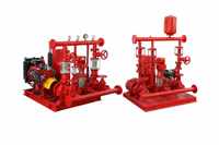 Moteur triphasé, matériau de l'impeller en acier inoxydable, moteur diesel, pompe à incendie, ensemble de pompes de suppression d'incendie, pompe à incendie