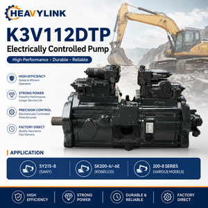 ปั๊มควบคุมด้วยไฟฟ้า HEAVYLINK K3V112DTP สำหรับรถขุดรุ่น SY215-8 SK200-6/-6E 200-8 - Product Image 1