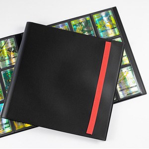 Classeur de cartes à collectionner PP 480 pochettes Album de collectionneurs de cartes avec 12 pages de poche Porte-album photo noir - Product Image 2