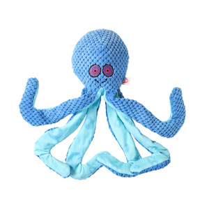 Jouet à mâcher en peluche pieuvre 35 cm pour l'entraînement et les jeux d'intérieur des chiens - Product Image 2