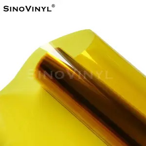 SINOVINYL Hot Sale Colorful Building Glass Film Self Adhesive Decorative Solar Window Film For Glass