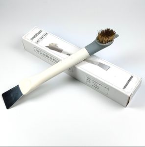 แปรงทำความสะอาดเตาแก๊ส แปรงขัดร่องยาแนว ขนแปรงแข็ง ชุดทำความสะอาดร่อง ด้ามจับเหล็ก วัสดุไนลอนพลาสติก สำหรับทำความสะอาดบ้าน - Product Image 1