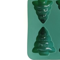 Hochwertige Umweltfreundliche Hitzebeständige Silikon-Weihnachtsbaum-Kuchenform Mikrowellen- und Spülmaschinenfest Lebensmittelecht Geschenkidee