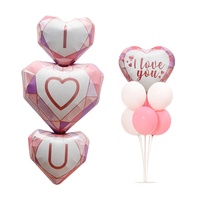 Chaoan vente en gros, grand ballon ours en peluche brun, nouvelle décoration de mariage, ballons en aluminium pour la saint-valentin, 2023
