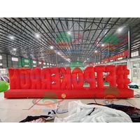 Fabricant de lettres gonflables personnalisées pour marques, sculpture géante de logo, affichage promotionnel pour la vente au détail, fournisseur d'usine OEM ODM