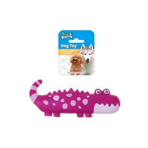 인기있는 애완 동물 숍 개 장난감 삐걱 거리는 라텍스 개 씹는 장난감 동물 도매 - Product Image 5