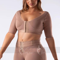 Neue Shaping Weste mit kurzen Ärmeln und Brust form Top Fajas Colombia nas Shape wear für Frauen Tummy Control Body Shaper