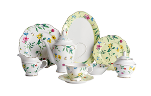 Service à thé en porcelaine Fine, tasses et soucoupes, service à thé Vintage en porcelaine - Product Image 3