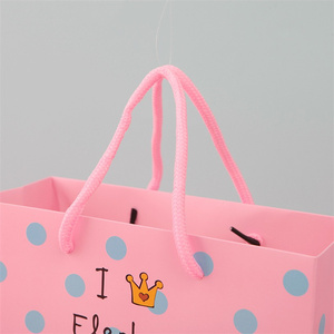 ถุงกระดาษพิมพ์โลโก้รูปสัตว์การ์ตูนพร้อมที่จับสำหรับวันเด็กบรรจุภัณฑ์วันเกิดทำจากกระดาษเทียน - Product Image 6