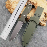 TL2301HB couteau de chasse tactique à lame fixe pour l'extérieur 420 acier inoxydable titane PP poignée pleine Tang Kydex couverture bricolage OEM
