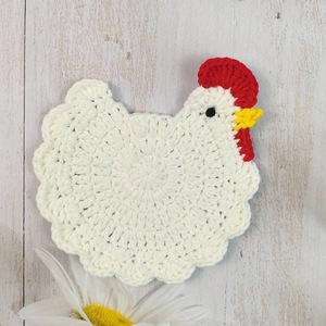 Posavasos de Lana Hechos a Mano, Tejidos y Crochetizados, Diseño Moderno Rústico, para Bodas y Aniversarios - Product Image 5