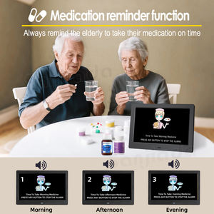 Horloge numérique avec calendrier et alarme pour la démence, 10,1/7 pouces, avec jour et date pour les personnes âgées, 8 alarmes, cadre photo numérique pour les personnes âgées - Product Image 3