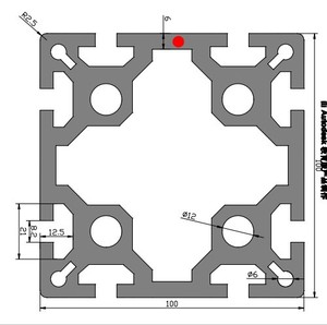 Profilés en aluminium industriels en stock – Norme européenne 100x100 – Échantillon de découpe gratuite – Finition de qualité supérieure - Product Image 2