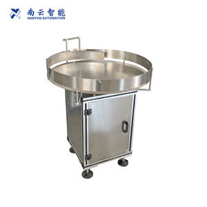 Mesa <span class=keywords><strong>de</strong></span> acumulación giratoria ajustable <span class=keywords><strong>de</strong></span> velocidad personalizada <span class=keywords><strong>de</strong></span> <span class=keywords><strong>acero</strong></span> <span class=keywords><strong>inoxidable</strong></span> <span class=keywords><strong>para</strong></span> botellas, lata en línea <span class=keywords><strong>de</strong></span> producción industrial <span class=keywords><strong>de</strong></span> alimentos - Product Image 2