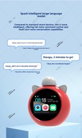 Robot d'accompagnement interactif vocal AI Big Model Time Treasure, machine d'apprentissage en métal, veilleuse, cadeau pour étudiants