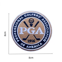 Patchs thermocollants brodés pour sacs de golf, vêtements, vestes, fournitures de couture, autocollants, accessoires vestimentaires, badges pour chapeaux