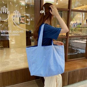 Custom Logo Oversize <b>Large</b> Weekend Canvas Cotton Shopping Tote <b>Bag</b> Women Fashion School Handbag - Product Image 2