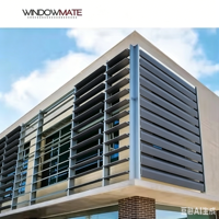 Panneau de ventilation décoratif pour façade en revêtement en poudre PVDF, extérieur, imperméable, résistant à la chaleur, en aluminium