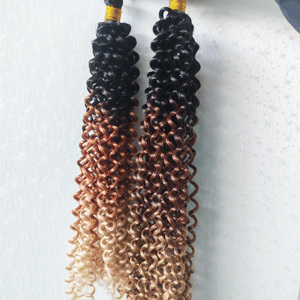 Water Wave Passion Twist Crochet Hair Braid Ombre Color Passion Twist Trenzas Extensiones de cabello sintético de ganchillo - Product Image 5