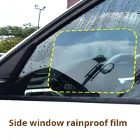 Película Impermeable para Espejo Retrovisor Astree, Repelente al Agua, Antivaho, Hidrofóbica, PET Transparente, Adhesivo para Ventana Lateral de Coche, OEM