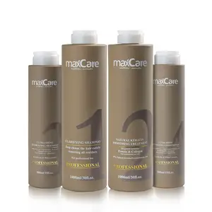 Natural brazil professional custom logo private label collagen protein brazilian keratin straighten hair shampoo