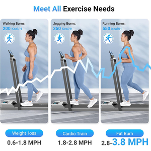 ポータブルトレッドミル折りたたみ式ウォーキングパッド - Product Image 5