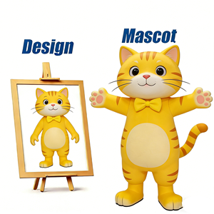 Costume de <span class=keywords><strong>mascotte</strong></span> en fourrure de <span class=keywords><strong>renard</strong></span> orange personnalisé, vente directe d'usine, OEM/ODM, <span class=keywords><strong>mascotte</strong></span> ambulante personnalisée, costume de poupée sur mesure - Product Image 3
