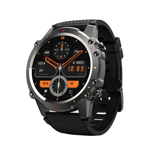 Fashion Sport Smart Watches Dm52 1.45 Inch Full Touch 280Mah Horloge Bedraad Magnetisch Opladen Android Smarts Horloges Met Ip68