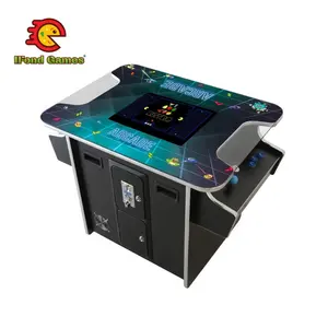 Wholesale coin operated retro cocktail arcade case sit down coffee table cocktail game machine