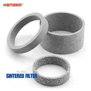 เฮงโกะ โออีเอ็ม ผลิตชิ้นส่วนโลหะเผาผนึก สแตนเลส 316L ท่อกรองผงเผาผนึกแบบกำหนดเอง ไส้กรองเผาผนึก - Product Image 6