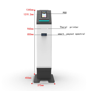 Không có thẻ tự phục vụ chấp nhận tiền mặt thanh toán Máy tất cả trong một thiết bị đầu cuối tự dịch vụ POS <span class=keywords><strong>kiosk</strong></span> - Product Image 4