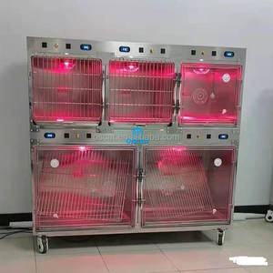 OSCAT en uygun fiyat veteriner araçları dayanıklı Vet 5 kapı kafesi veteriner hastane kafes setleri - Product Image 2