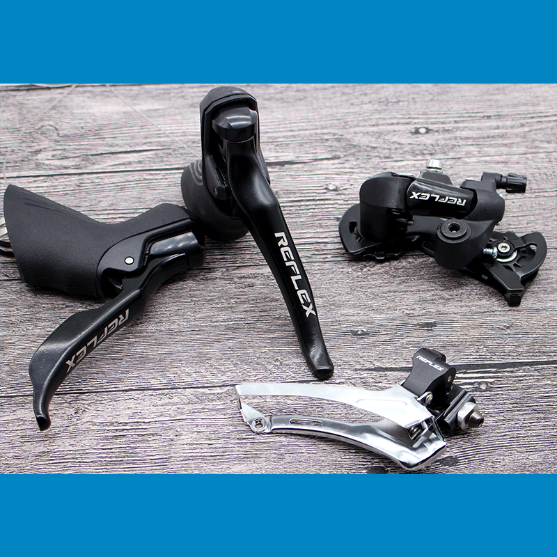 パーツ SENSAH REFLEX SENSAHグループセットREFLEXロードバイクシフター2x8スピード2x9