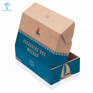 Flat <b>Packed</b> Hot Selling Custom CMYK Color Printed Folding Portable Kids Shoe <b>Box</b> - Product Image 1