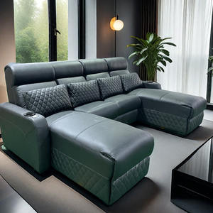 Le dossier électrique du banc de cinéma de style atmosphérique se relève pour faciliter la vision des films et le sommeil - Product Image 2