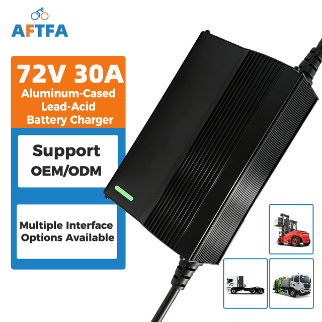 Industrial Grade 72V30A Aluminum Shell Lead Acid Battery Charger for Heavy Duty Electric Vehicles Factory Supplier / Vendor