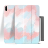 Étui magnétique pliable en cuir PTU+PC ultra fin Laudtec Gradient pour iPad avec fonction Smart Sleep et protection contre les chutes, logo personnalisé OEM