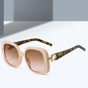 Gafas de Sol Cuadradas Extra Grandes con Logotipo Personalizado 2025, Coloridas, Vintage, con Protección UV400 para Mujer - Product Image 3