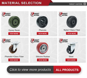 Hochbelastbare Industrielle Gummi-Lenkrollen TPR 3-Zoll-Lenkrollen - Product Image 6