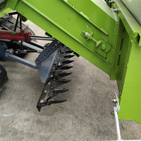 Moissonneuse-batteuse agricole à chenilles diesel 25 CV, mini-moissonneuse-batteuse pour riz, blé, soja et céréales, vente chaude